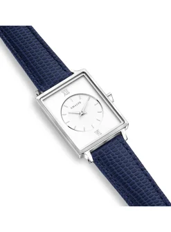 Montre femme Amalys Océane cuir bleu_x005f_x000D_collection Hepburn