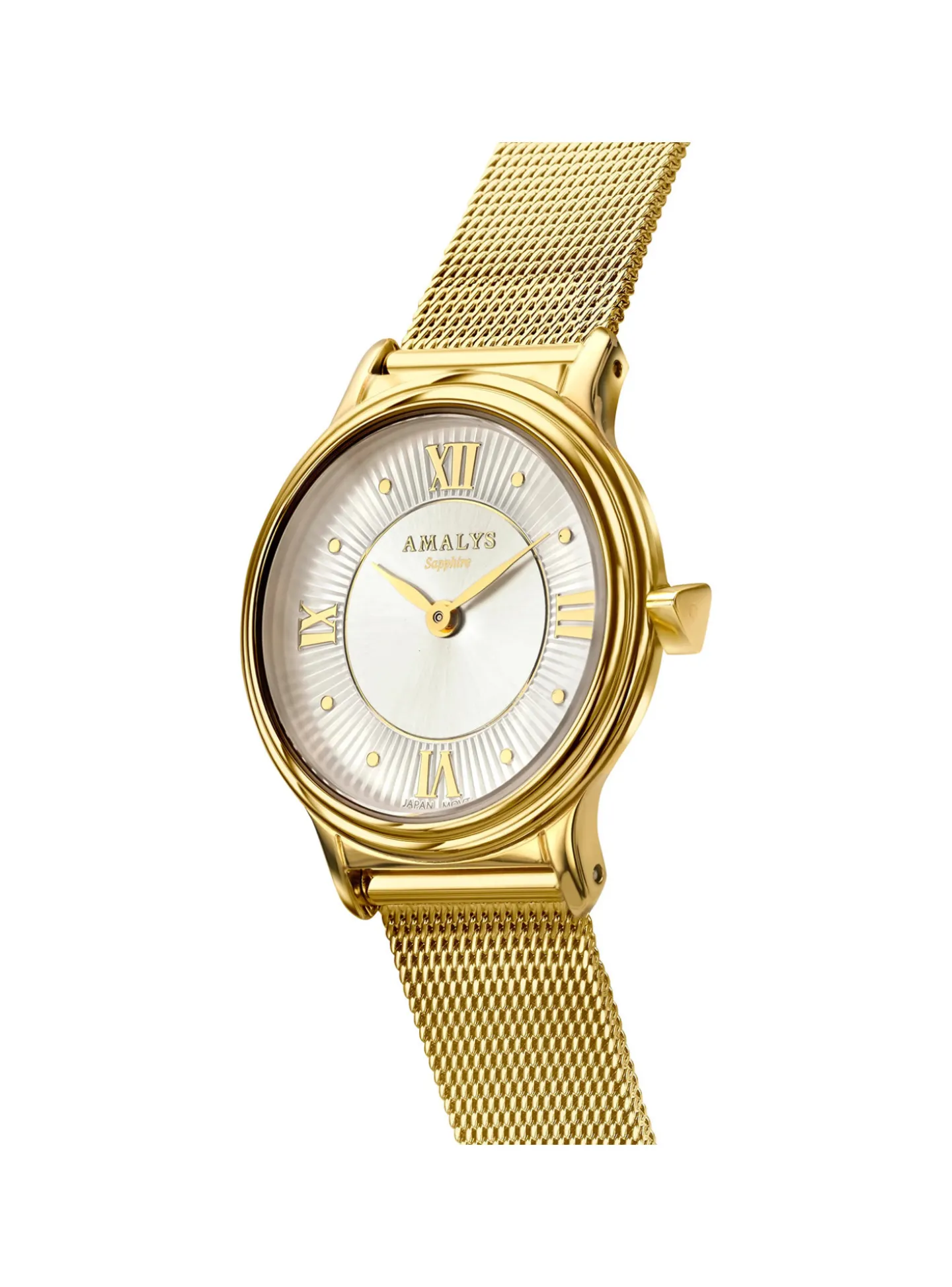 Montre femme Amalys Sibylle acier milanais doré_x005f_x000D_collection Watson