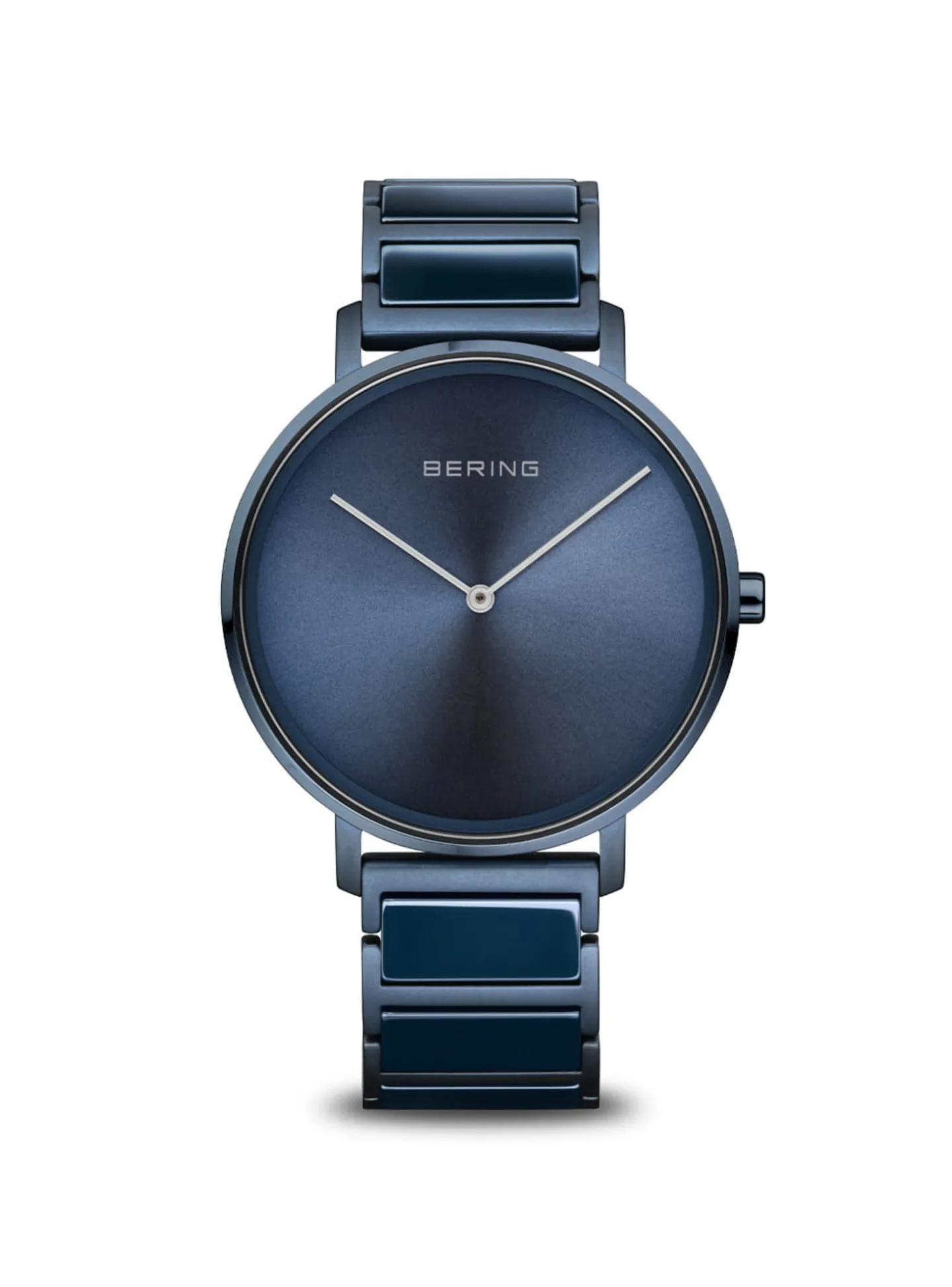Montre femme Bering Slim céramique bleu