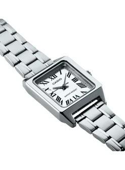 Montre femme Casio acier chiffres romains