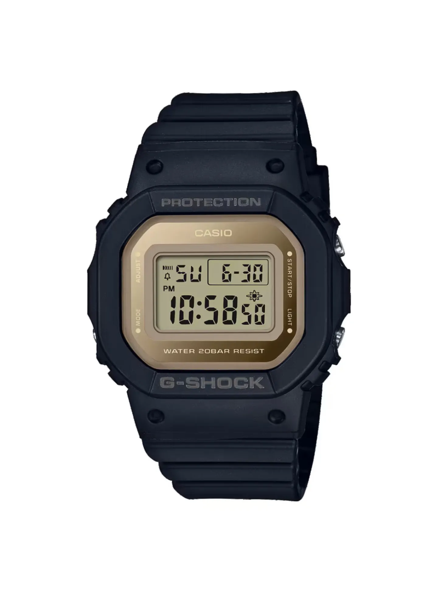 Montre femme Casio G.Shock noire/dorée