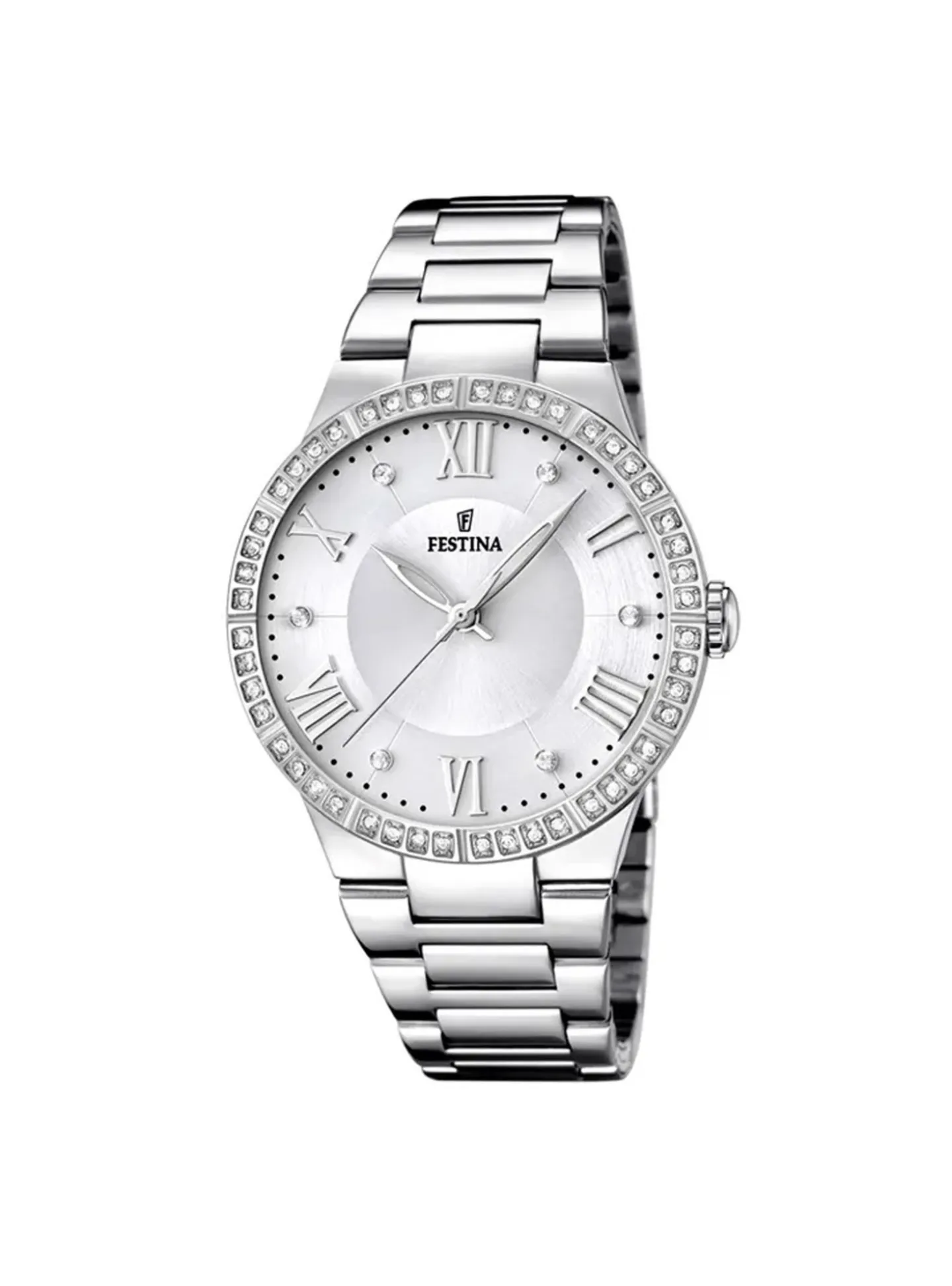 Montre femme Festina acier oxydes de zirconium