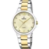 Montre femme Festina acier bicolore cadran champagne