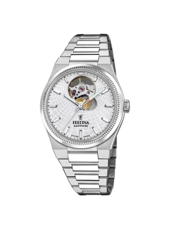 Montre femme Festina automatique acier_x005f_x000D_collection Swiss Made
