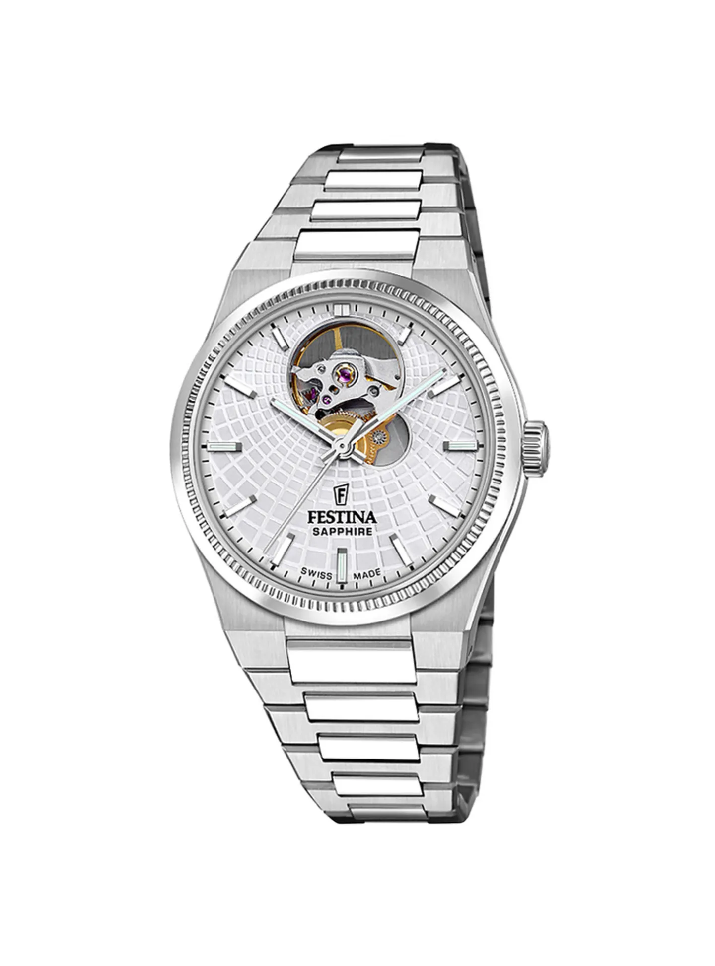 Montre femme Festina automatique acier_x005f_x000D_collection Swiss Made