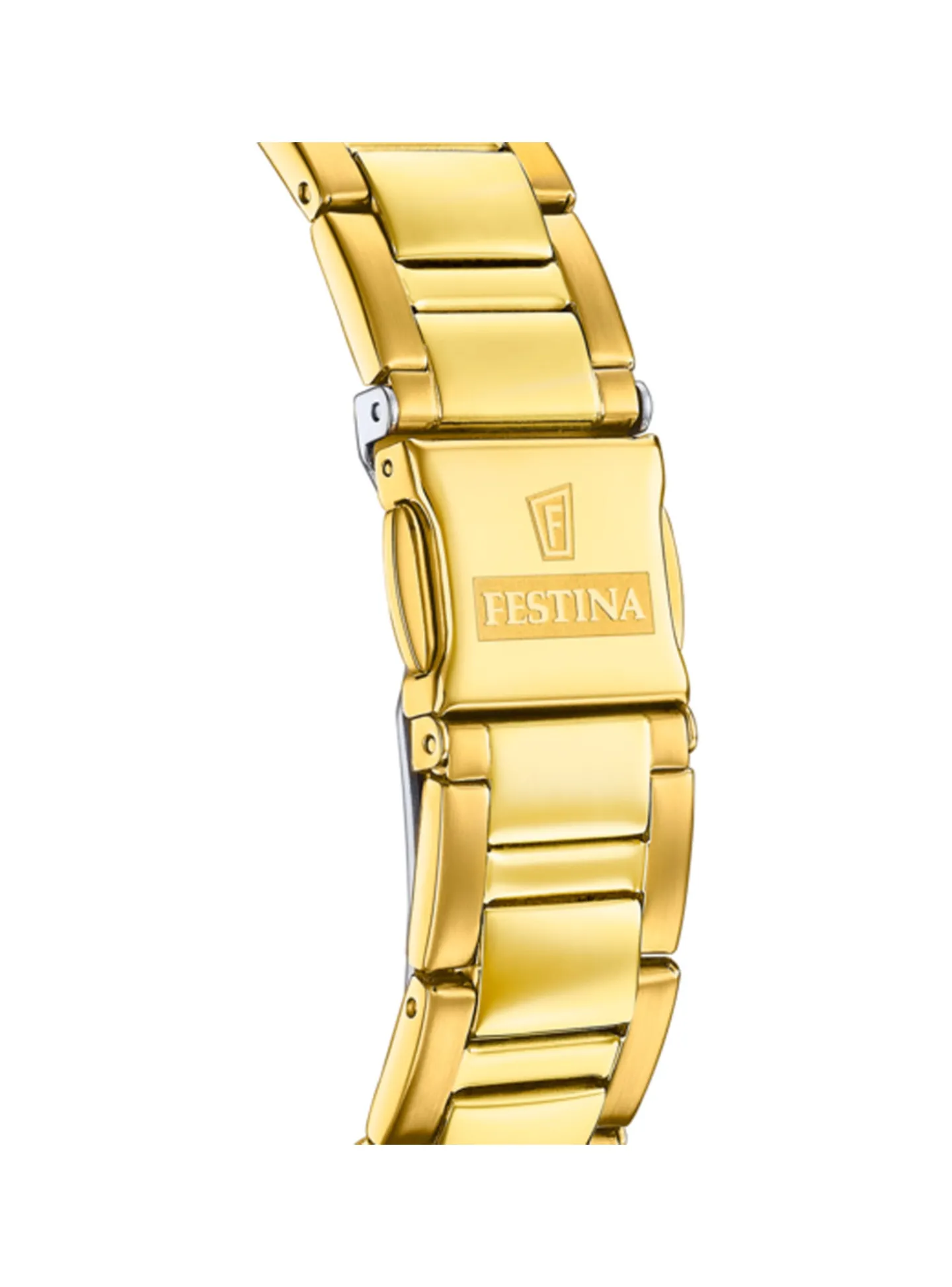 Montre femme Festina rainbow verte acier doré