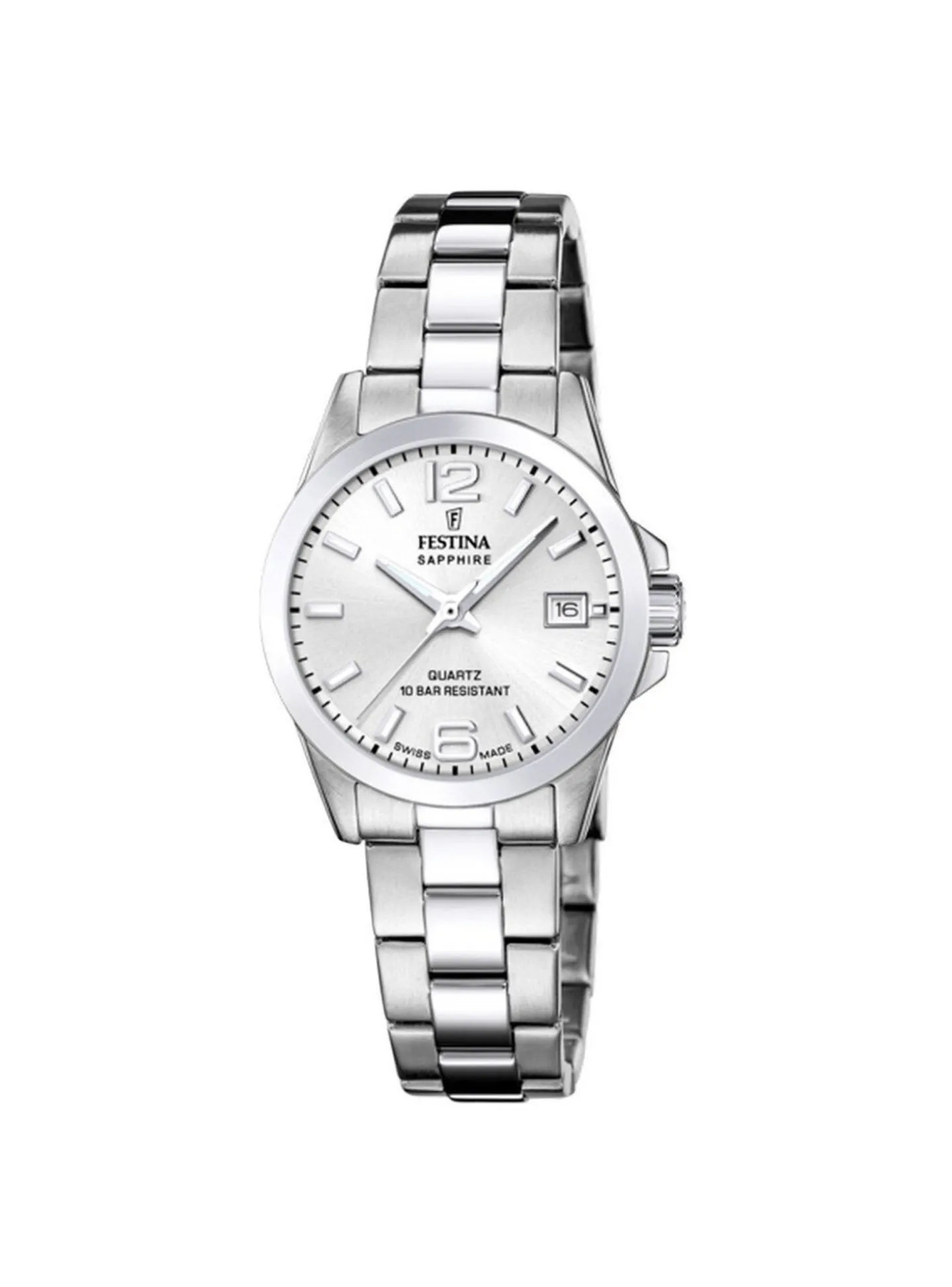 Montre femme Festina Swiss Made classique acier