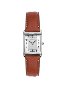 Montre femme Herbelin Art Déco cuir marron