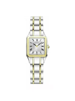 Montre femme Herbelin Luna acier bicolore_x005f_x000D_chiffres romains