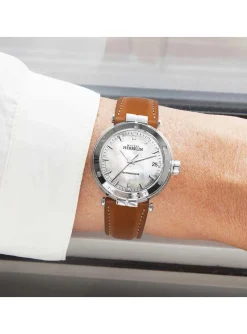Montre femme Herbelin Newport automatique_x005f_x000D_nacre/diamants