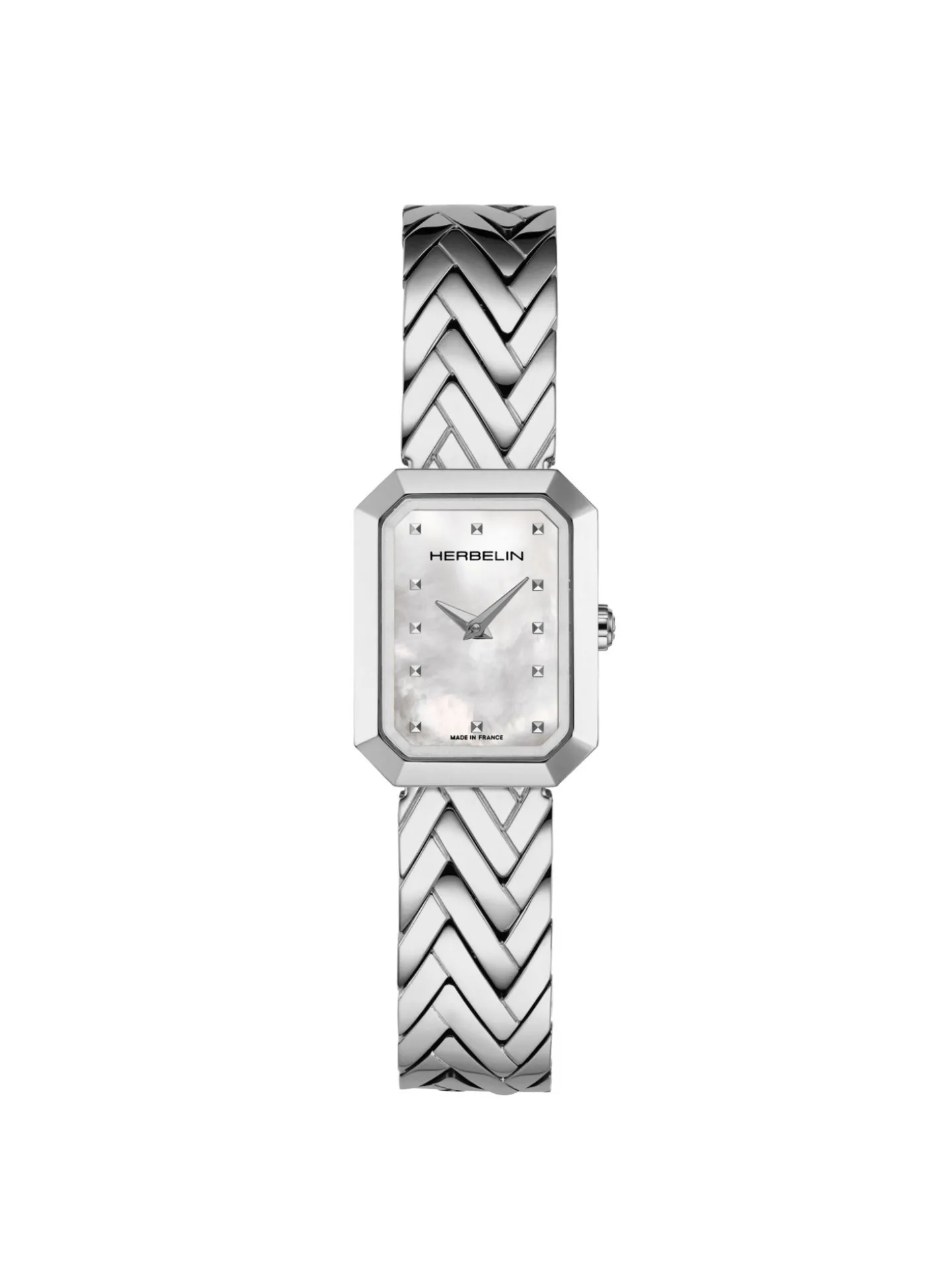 Montre femme Herbelin Octogône acier cadran nacre