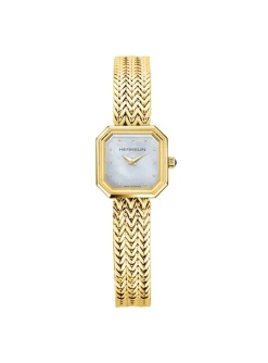 Montre femme Herbelin Octogône acier doré