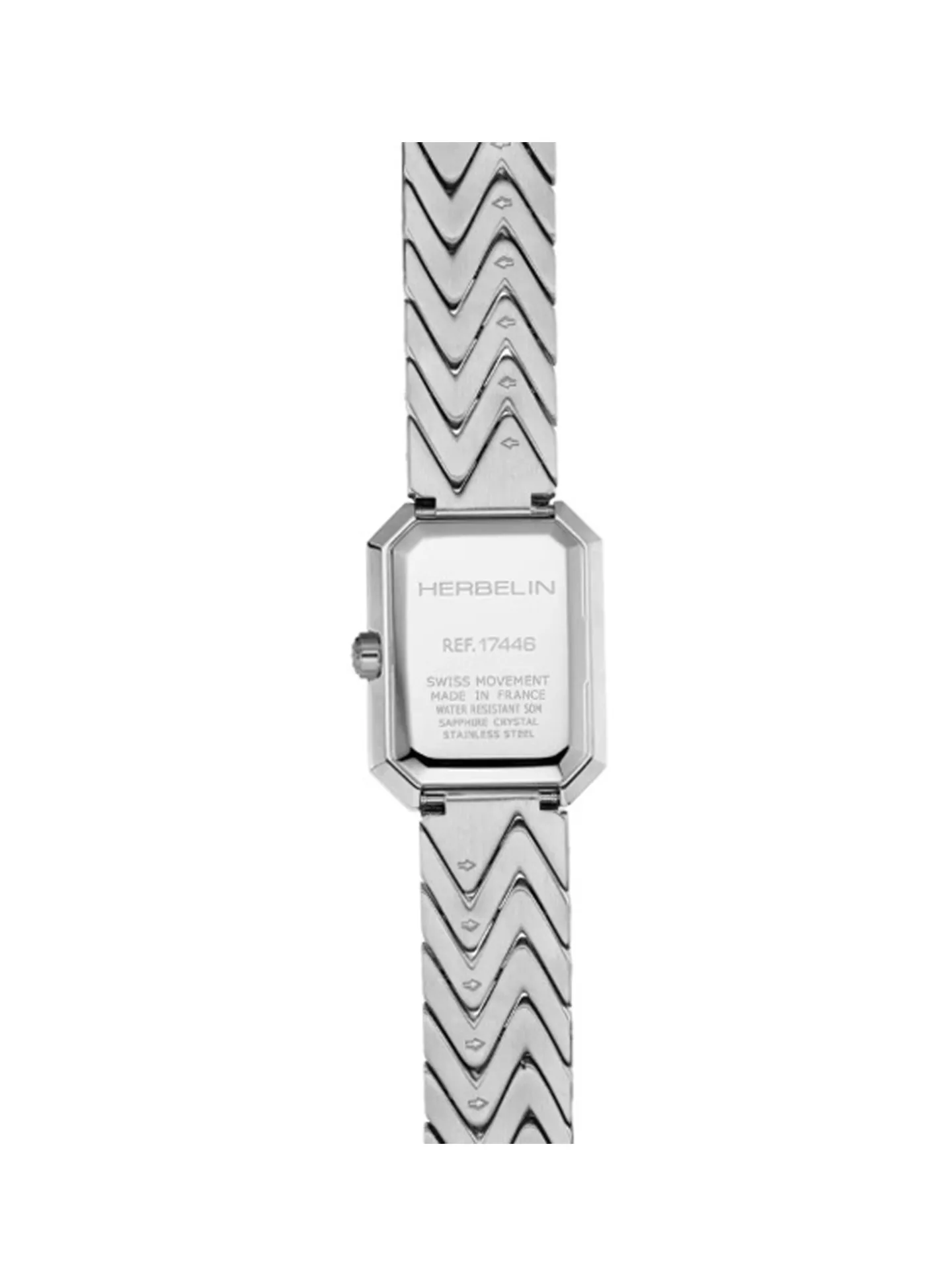 Montre femme Herbelin Octogône acier cadran nacre