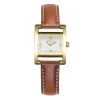Montre femme Herbelin V Avenue cuir brun