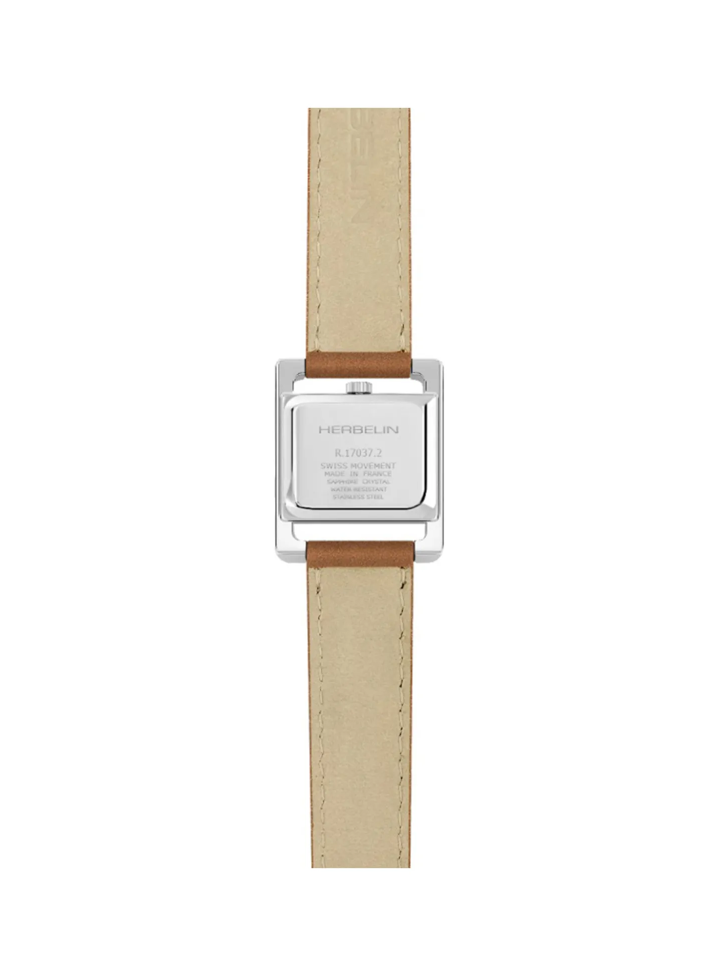 Montre femme Herbelin V Avenue cuir marron