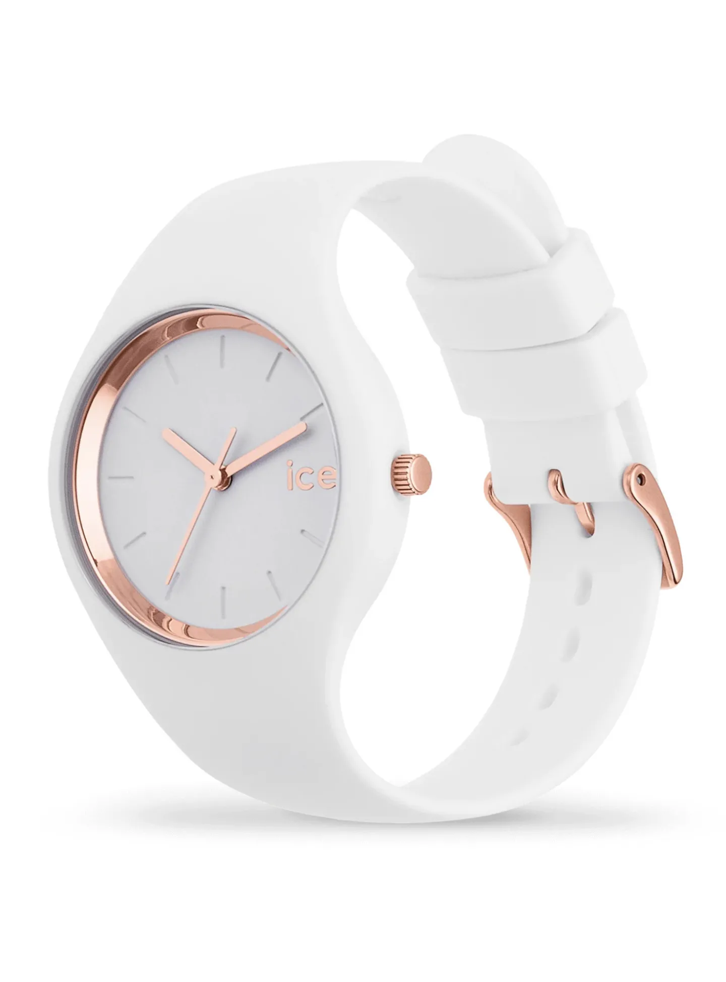 Montre femme Ice Glam - White Rose-Gold - S