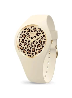 Montre femme Ice Leopard - Almond skin - S