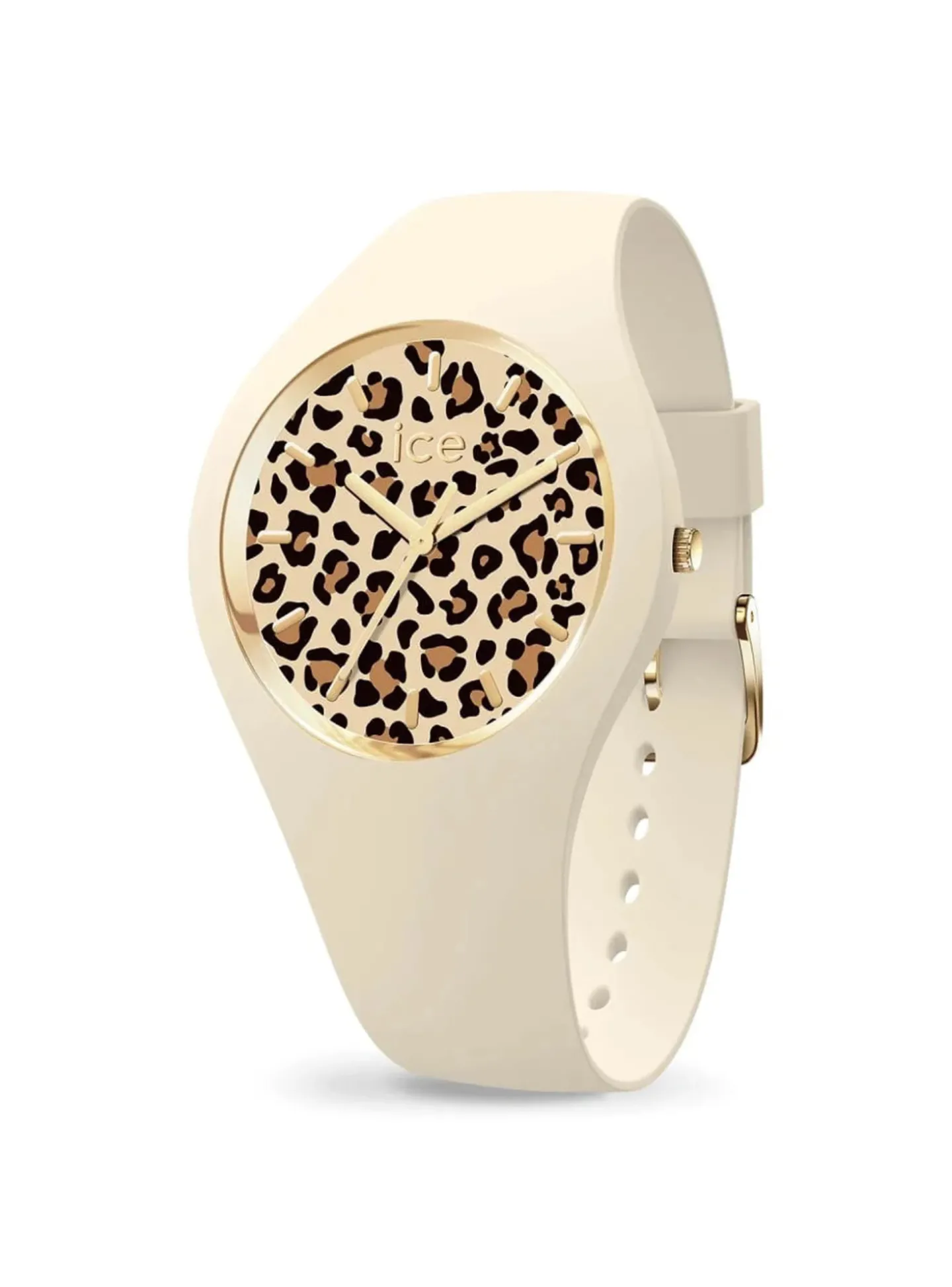Montre femme Ice Leopard - Almond skin - S