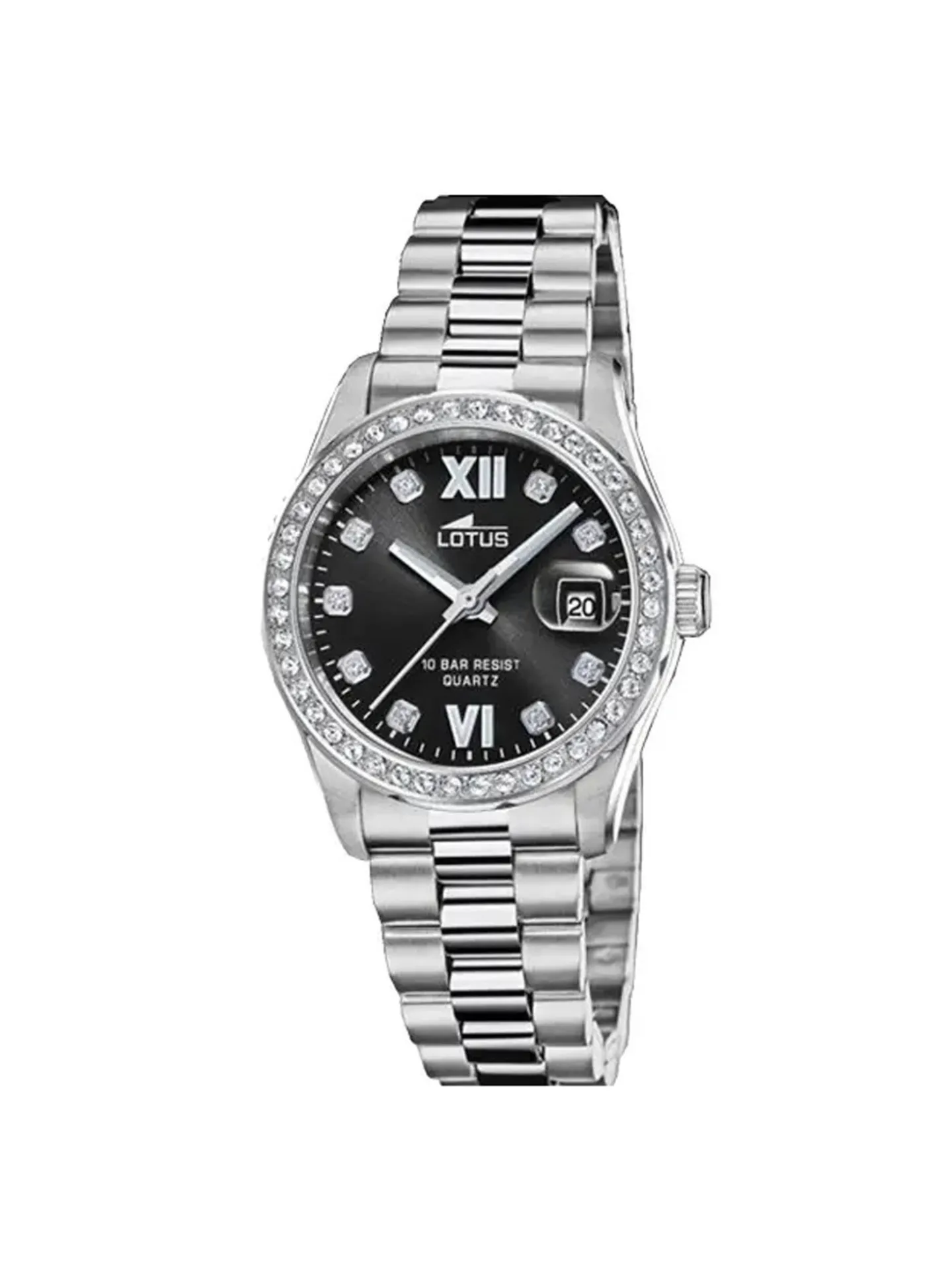 Montre femme Lotus Freedom acier oxydes cadran noir
