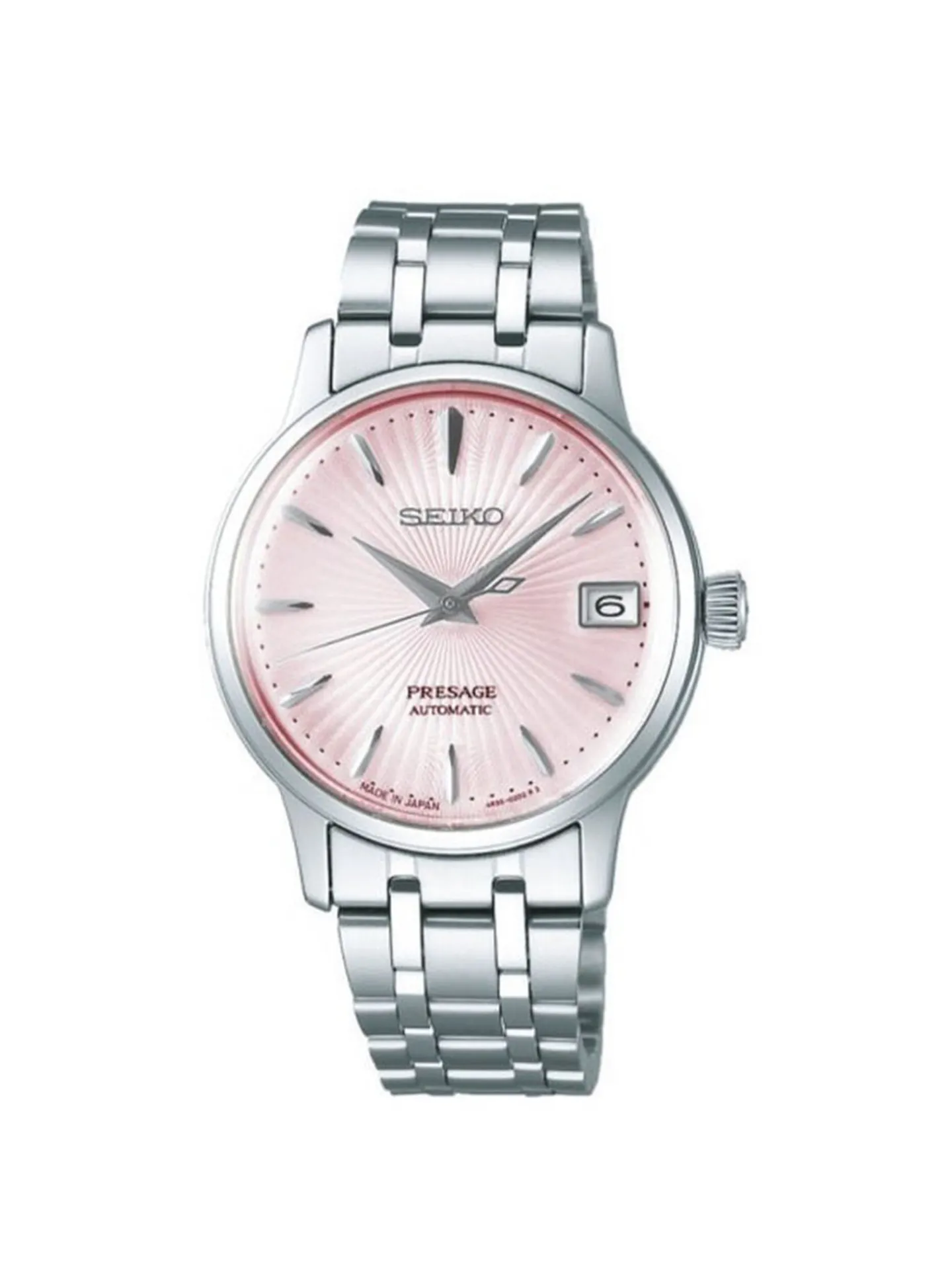 Montre femme Seiko automatique Présage acier_x005f_x000D_Cocktail Cosmopolitain
