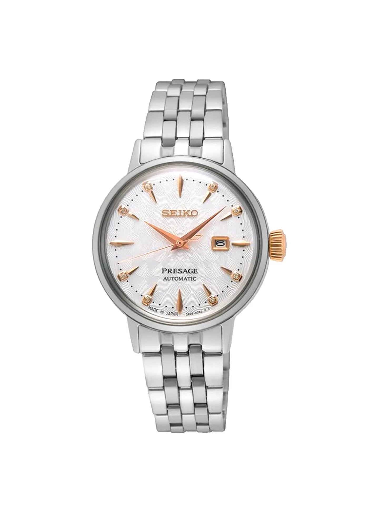 Montre femme Seiko Presage automatique diamants