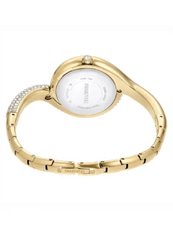 Montre femme Swarovski Dextera asymétrique dorée