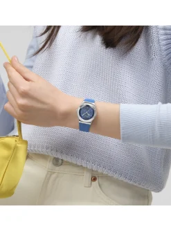 Montre femme Swatch Blue Petal Promise