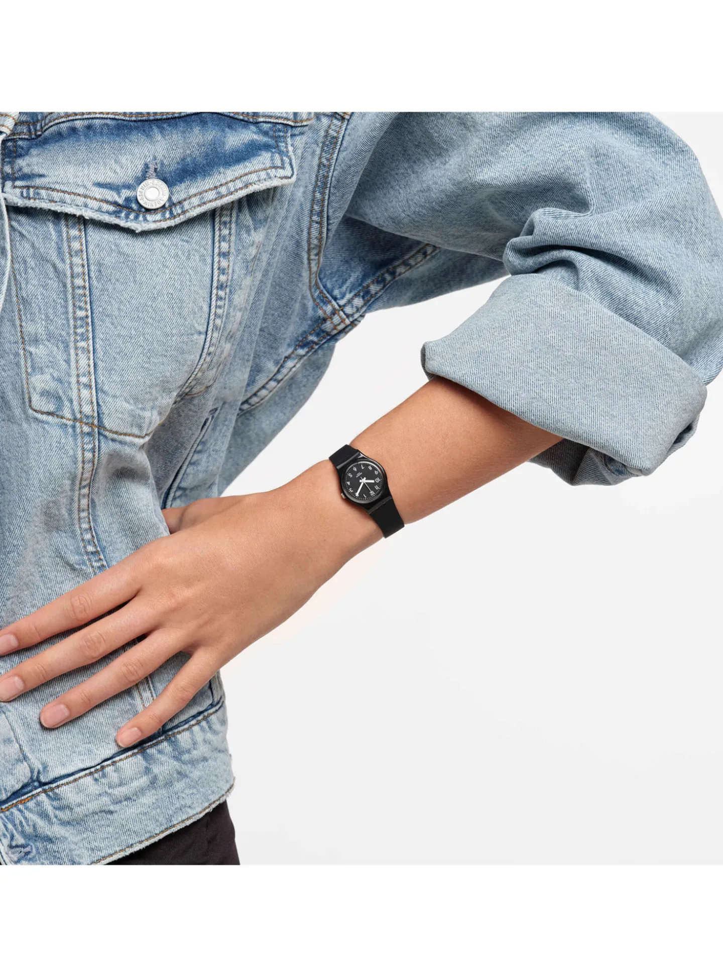 Montre femme Swatch Lady Black Single