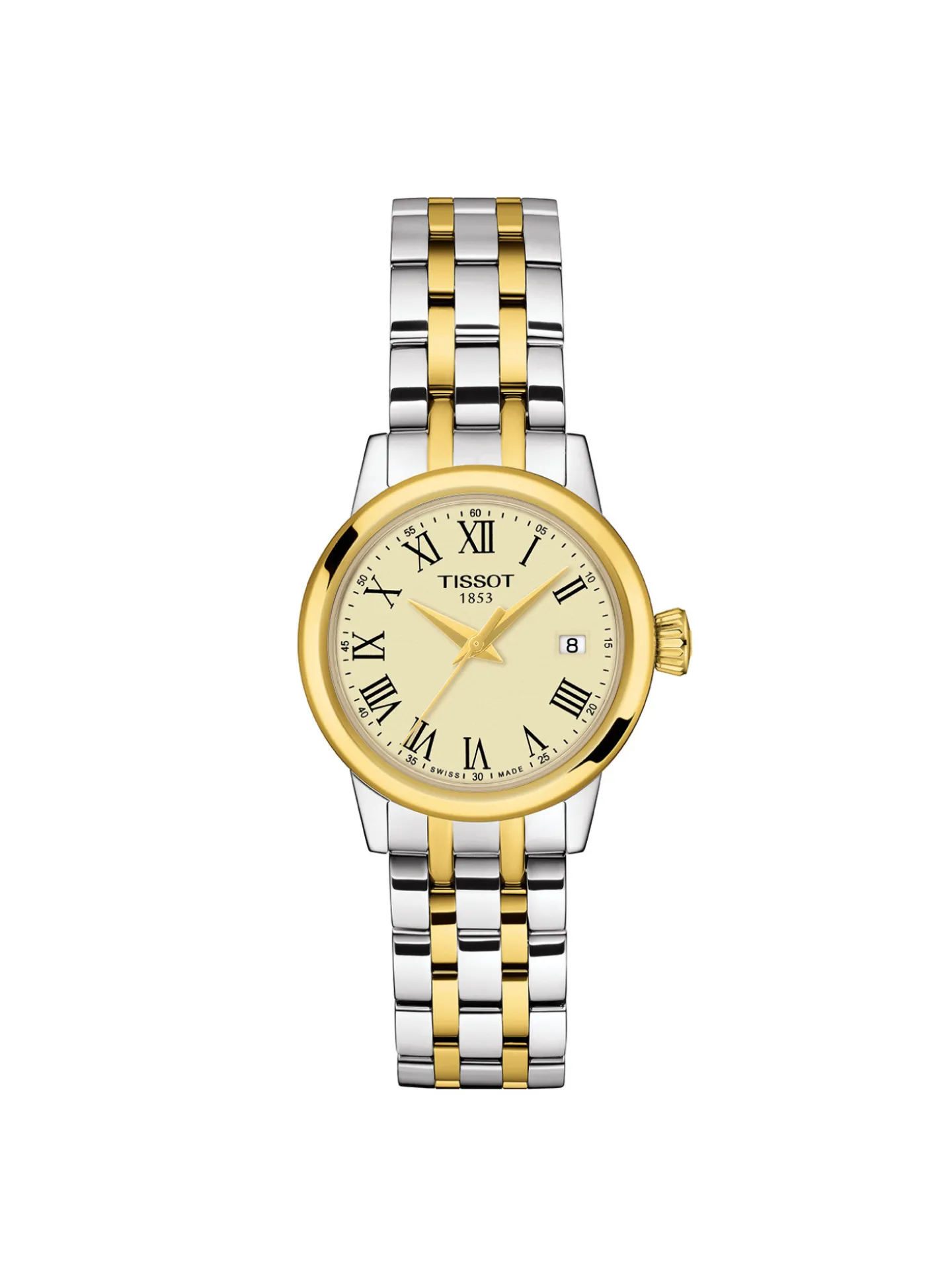 Montre femme Tissot Classic Dream Lady bicolore