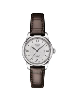 Montre femme Tissot Le Locle automatic cuir marron