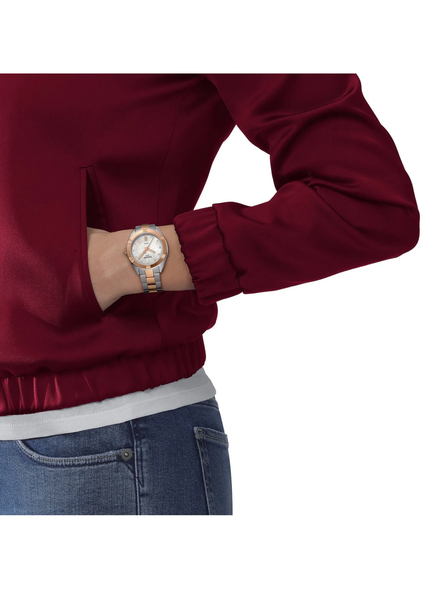 Montre femme Tissot PR100 Sport Chic diamants