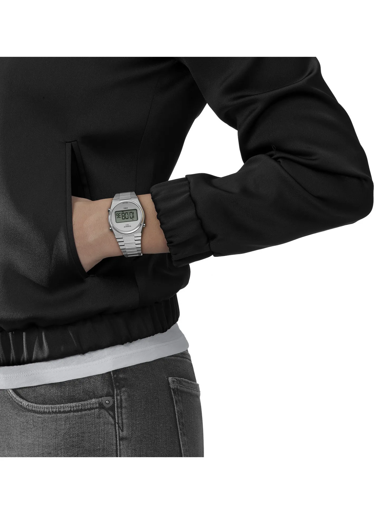 Montre femme Tissot PRX Digital acier
