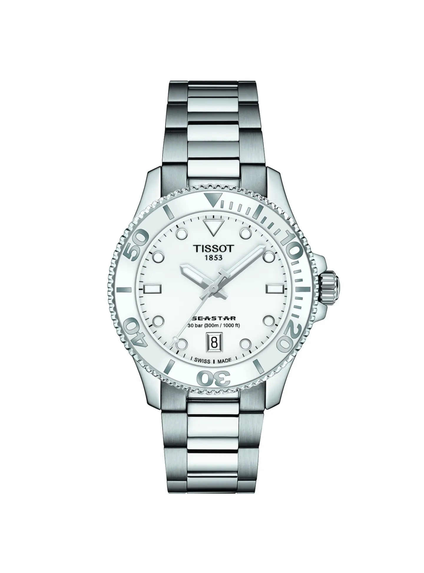 Montre femme Tissot Seastar 1000 acier