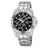 Montre Festina acier cadran noir date