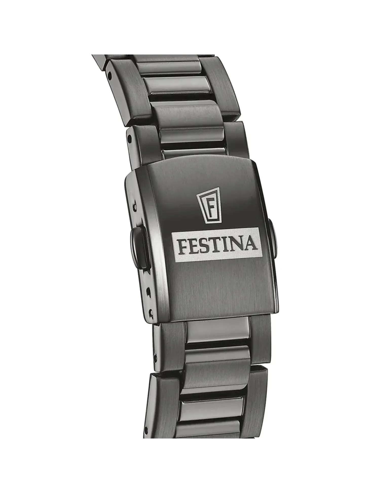 Montre Festina automatique squelette acier noir