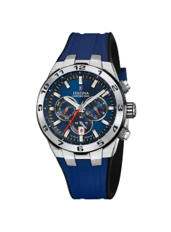 Montre Festina Chrono Bike silicone bleu