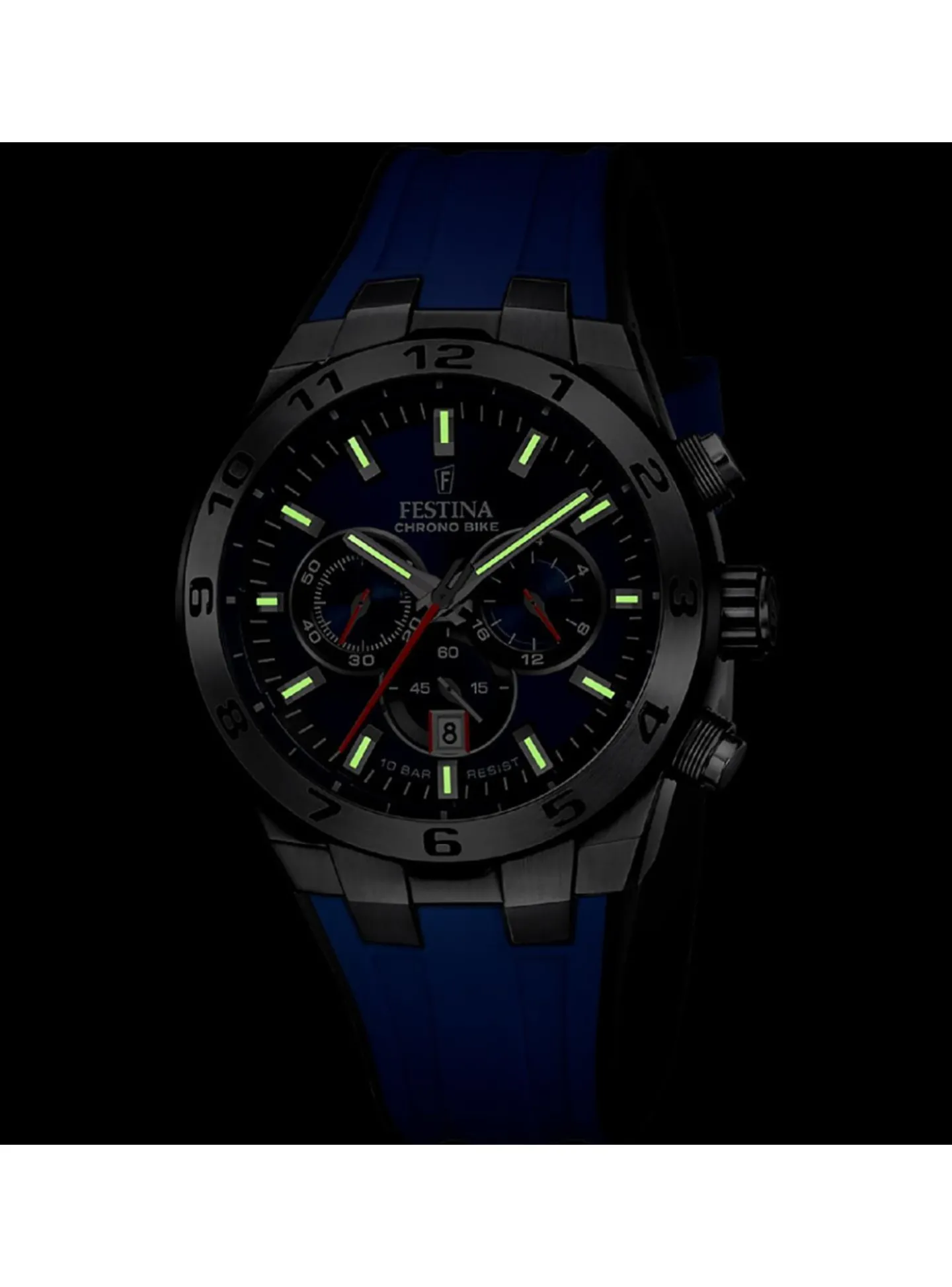 Montre Festina Chrono Bike silicone bleu
