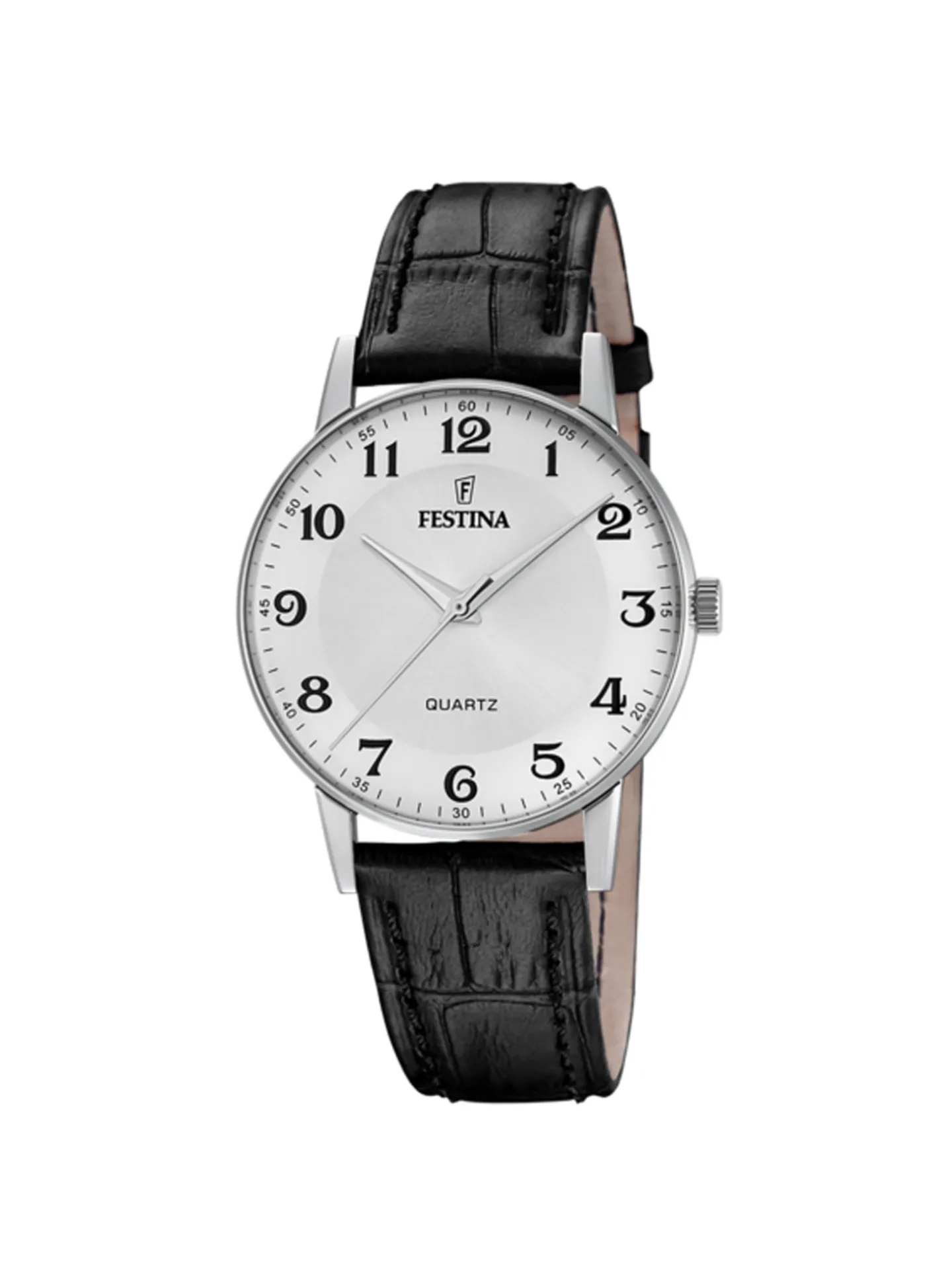 Montre Festina classique cuir noir