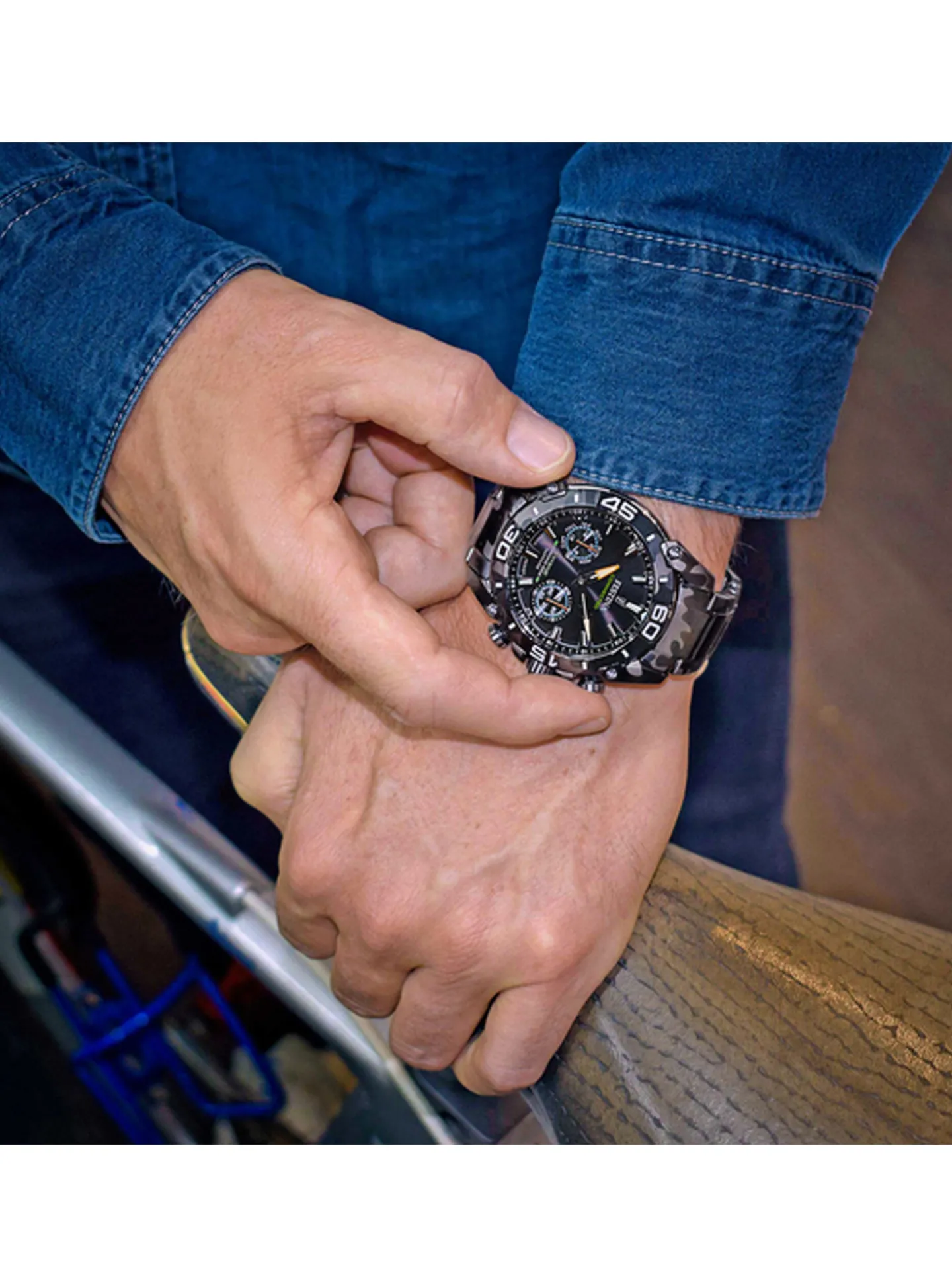 Montre Festina connectée chrono bike camouflage
