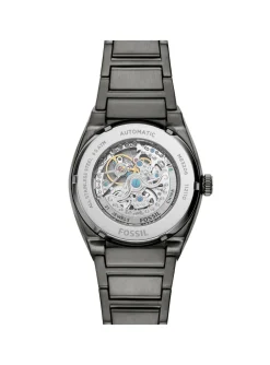 Montre Fossil Everett automatique en acier gris