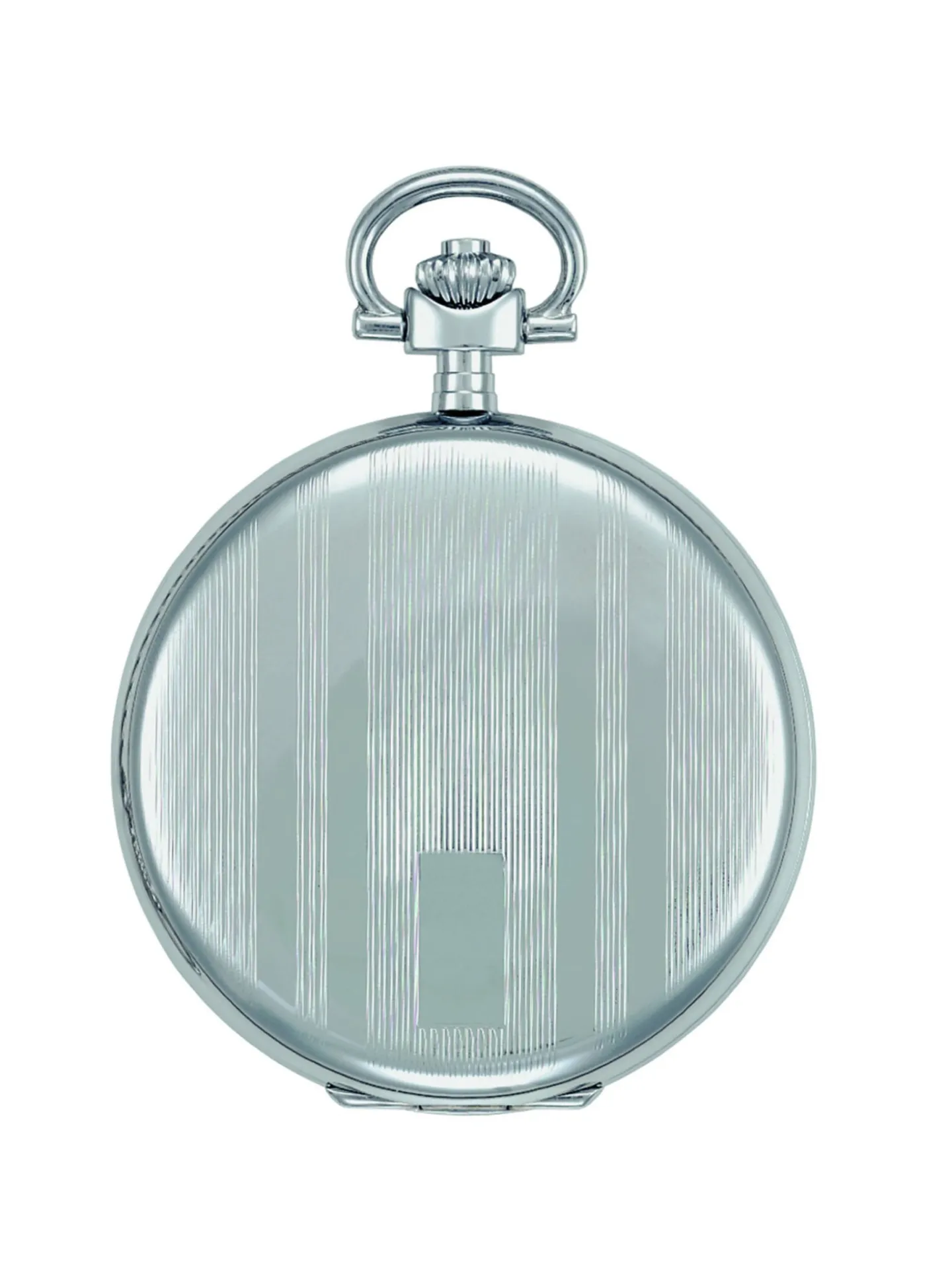 Montre gousset Tissot acier blanc cadran blanc