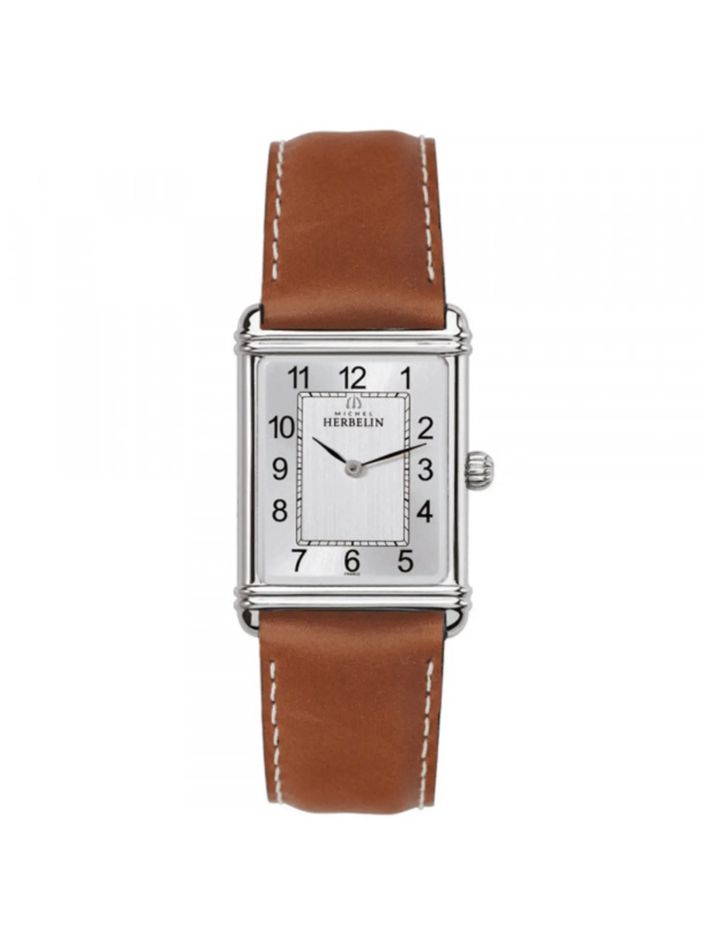 Montre Herbelin Art Déco cuir gold