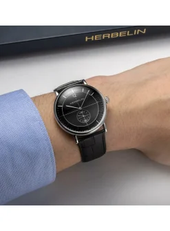 Montre Herbelin Inspiration cuir noir