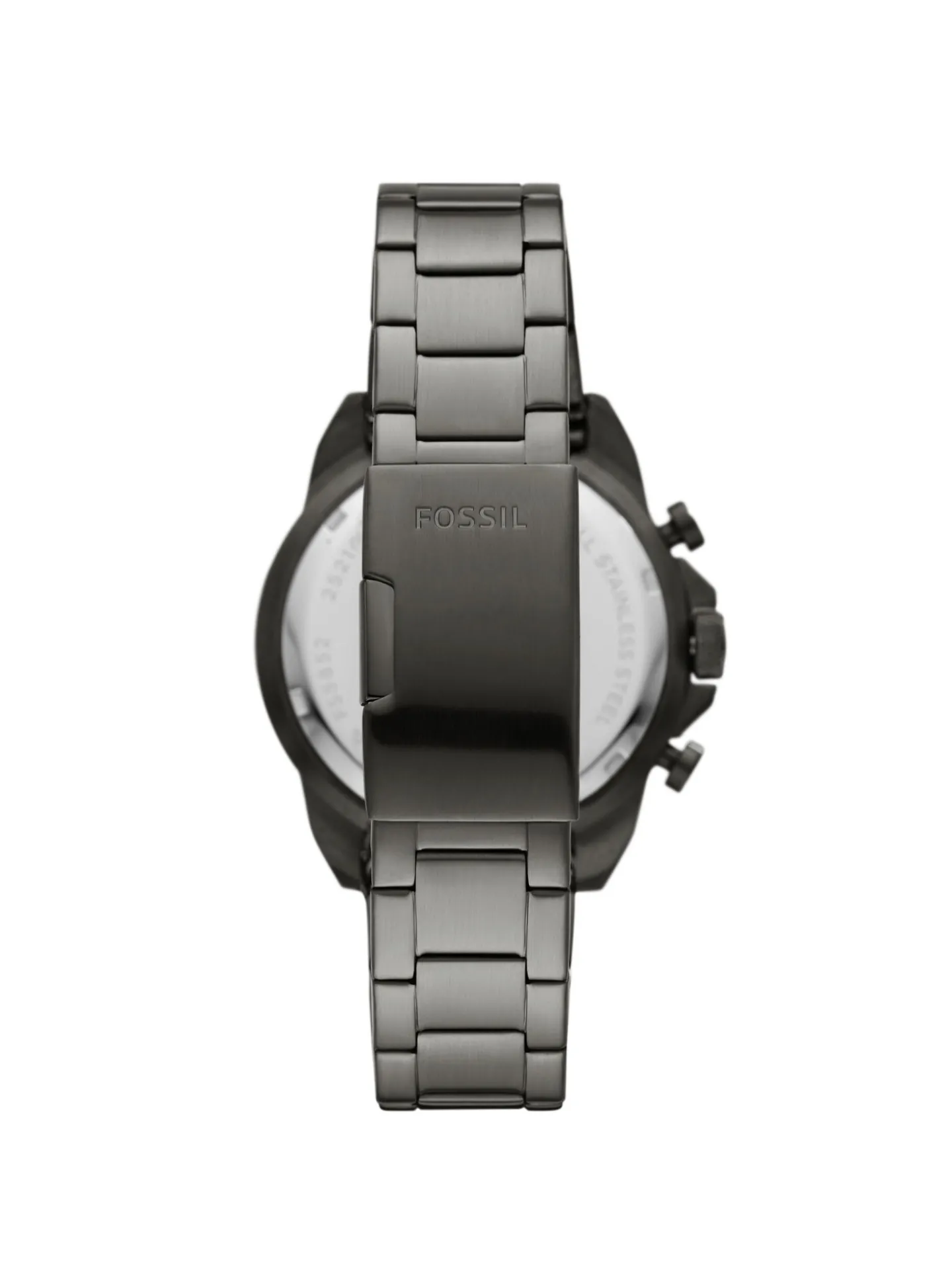 Montre homme Fossil Bronson acier gris