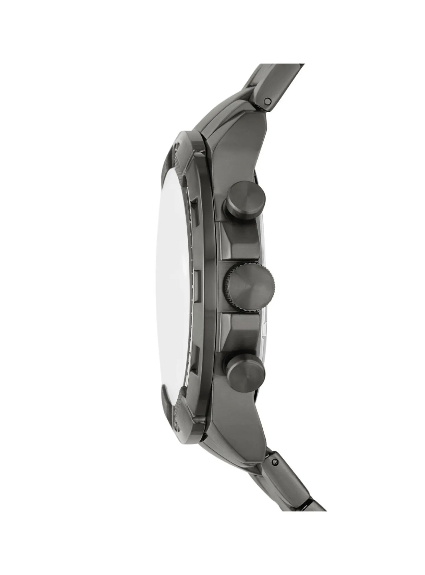 Montre homme Fossil Bronson acier gris