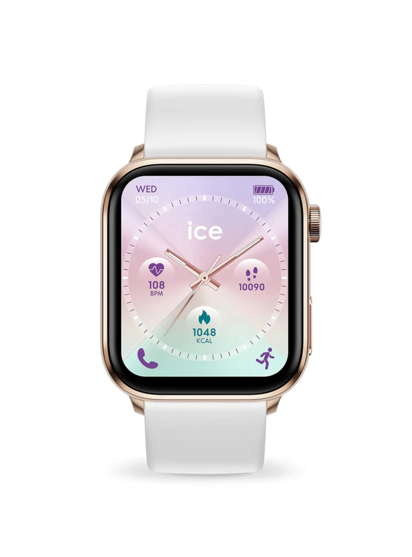 Montre Ice Watch Ice smart 3.0 1.78 silicone blanc_x005f_x000D_amoled GPS