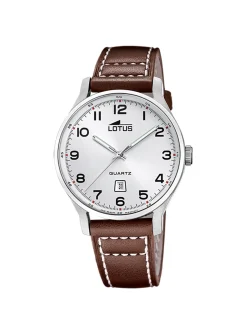 Montre Lotus Classique cuir marron