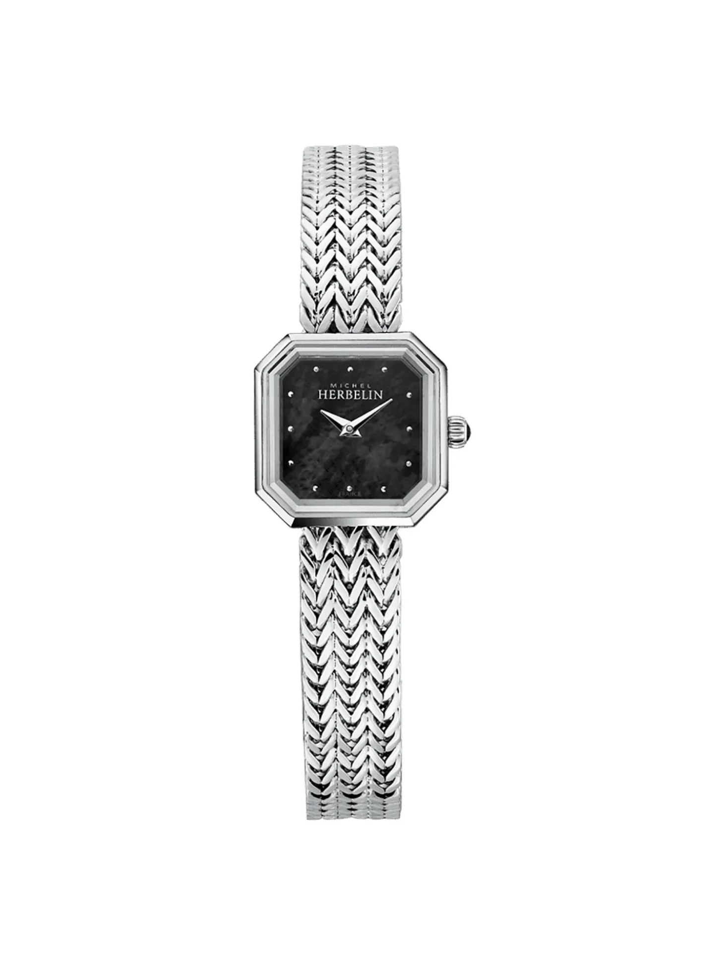 Montre Michel Herbelin Octogône fond noir