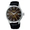 Montre Seiko Presage Cocktail GMT fond brun