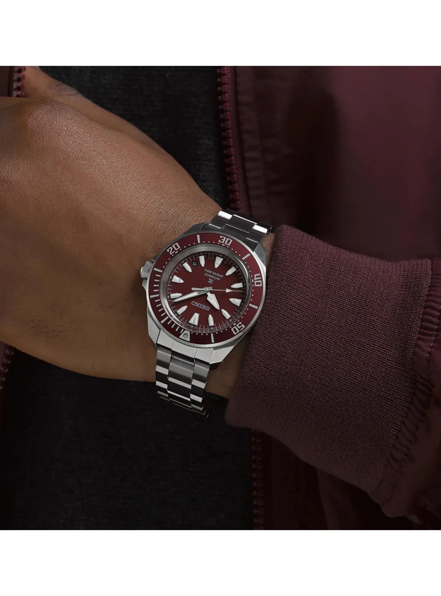 Montre Seiko Prospex automatique Samuraï 2024 rouge